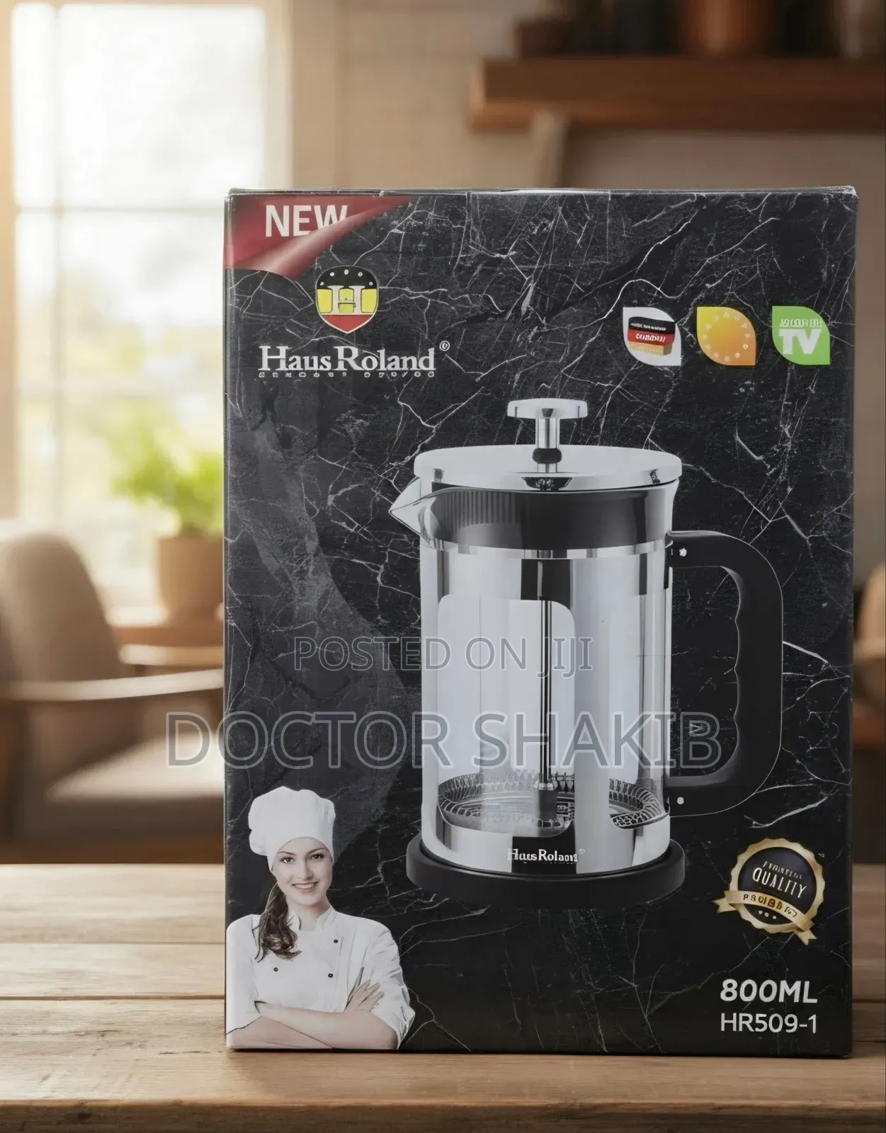 Haus Roland 800ml French Press Coffee Maker