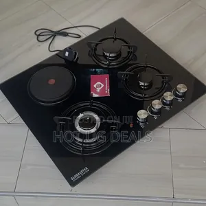Globalstar 60cm Built-in Hybrid Hob (3 Gas Burners + 1 Electric Plate)