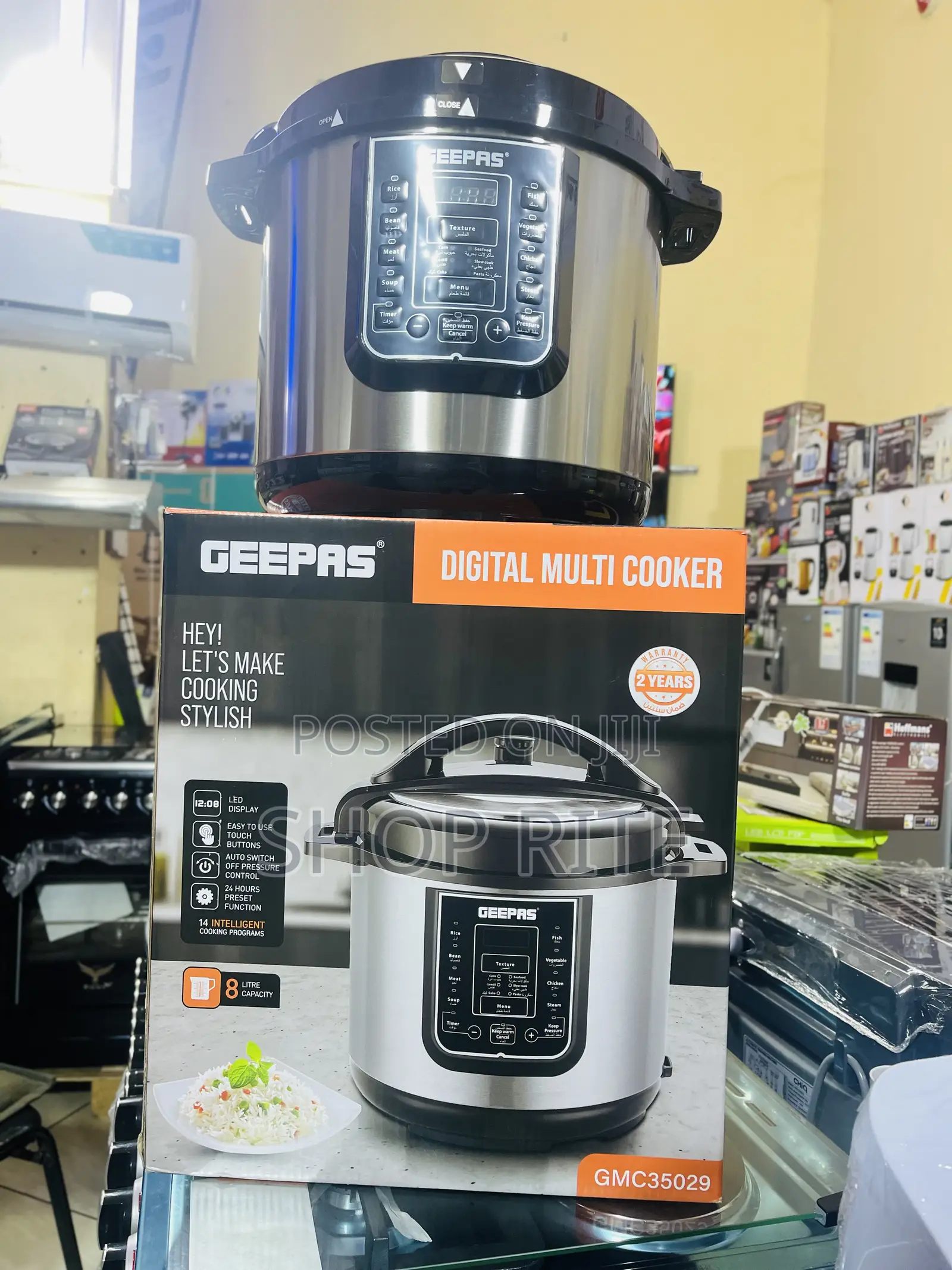 GEEPAS Advanced Steamer Pressure Cooker
