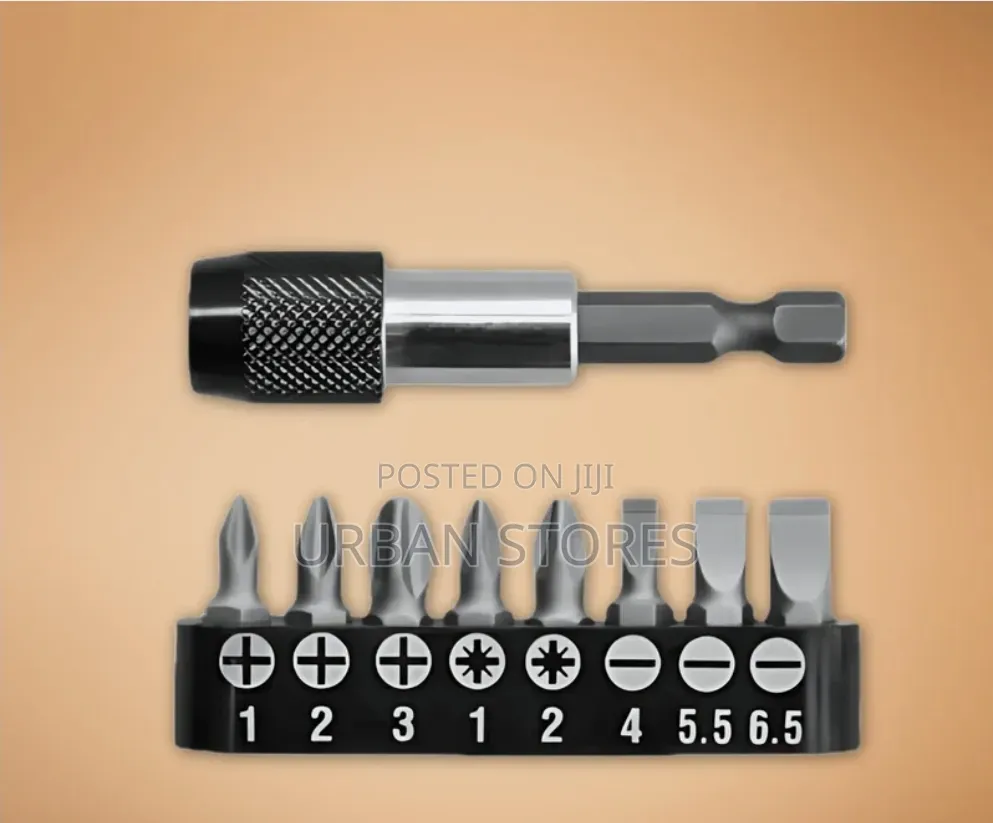 INGCO 9pcs Screwdriver Bits Set Quick Release Holder