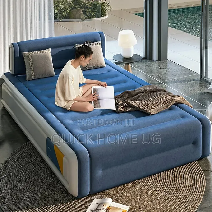 Luxury Inflatable Air Bed With Head Rest,Air Mattress