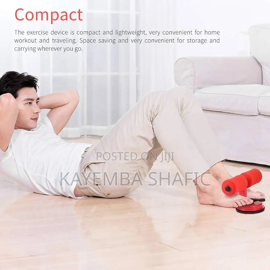 Adjustable Portable Self-Suction Sit-Up Assistant Gym Bar