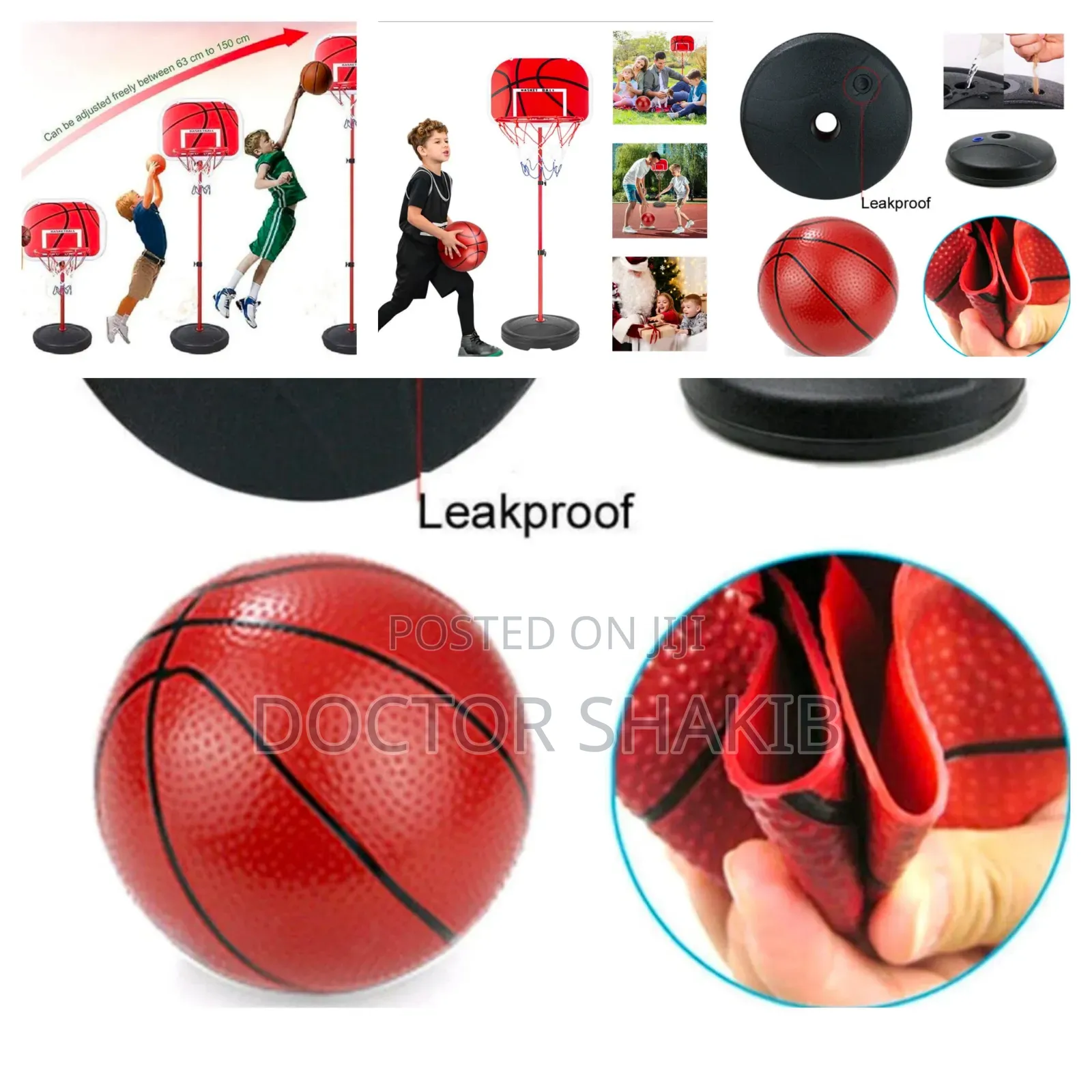 Portable Adjustable Kids Basketball Hoop Stand