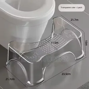 Transparent Toilet Foot Stool