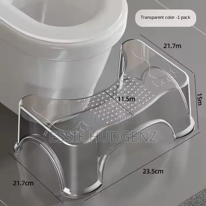 Transparent Toilet Foot Stool