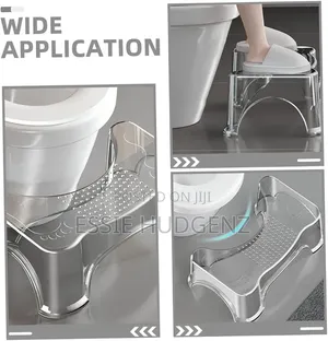 Transparent Toilet Foot Stool