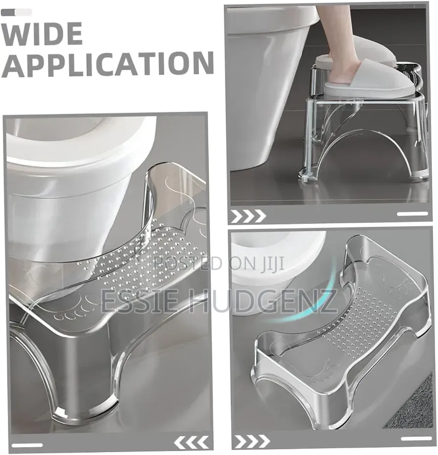 Transparent Toilet Foot Stool