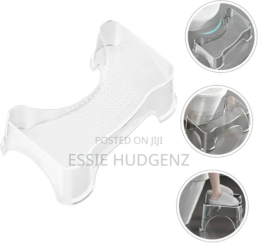 Transparent Toilet Foot Stool
