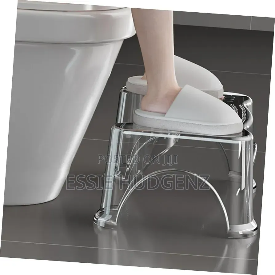 Transparent Toilet Foot Stool