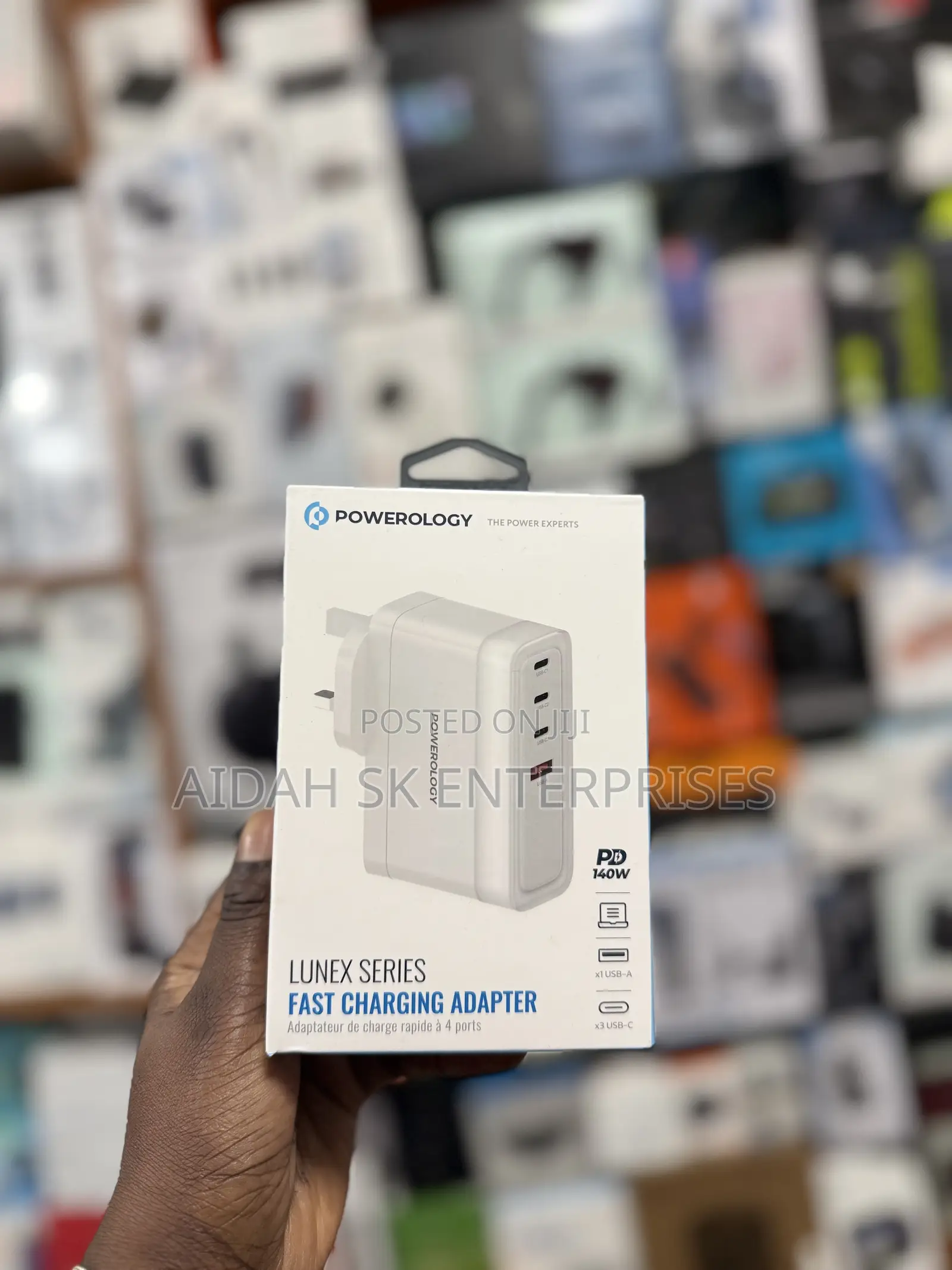 Powerology Lunex Series Fast Charging Adapter PD 140W