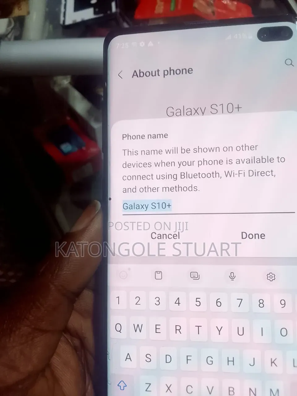 Samsung Galaxy S10 Plus 128 GB Gray