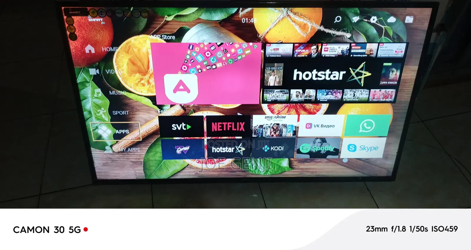 Smart Android Bluetooth TV 50 Inches