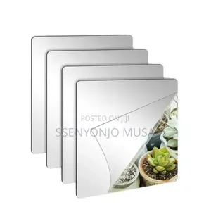Self-Adhesive Wall Sticker Mirror 12 × 8cm Acrylic Frameless (1PC)