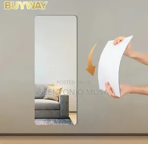 Acrylic Full Body Wall Mirror Sticker 80 × 30 Cm – Shatterproof Mirror
