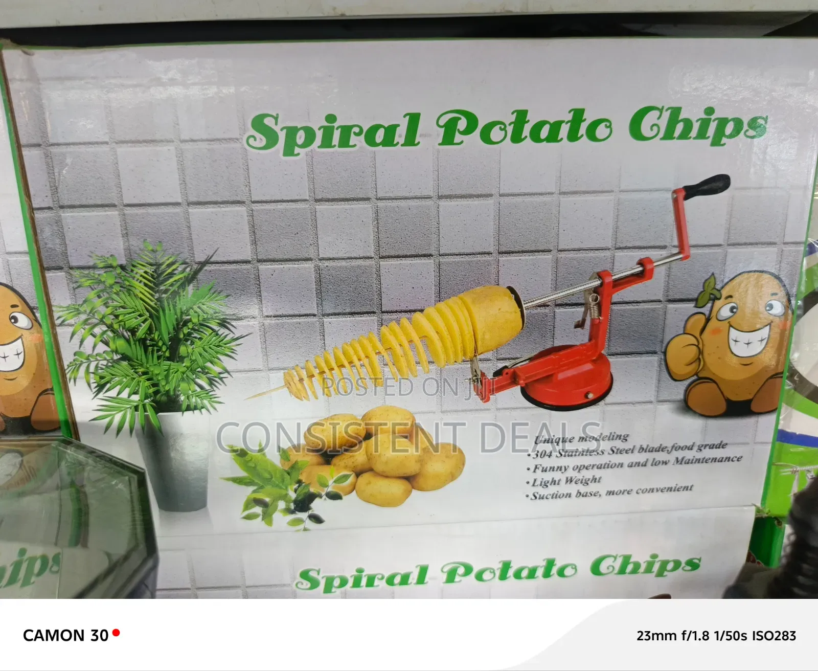 Manual Spiral Potato Slicer
