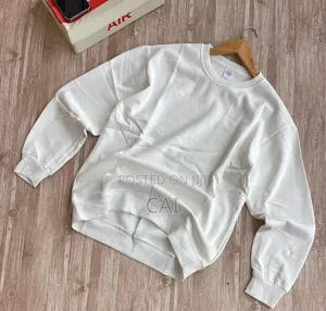 Blank Cotton Crewneck Sweatshirts