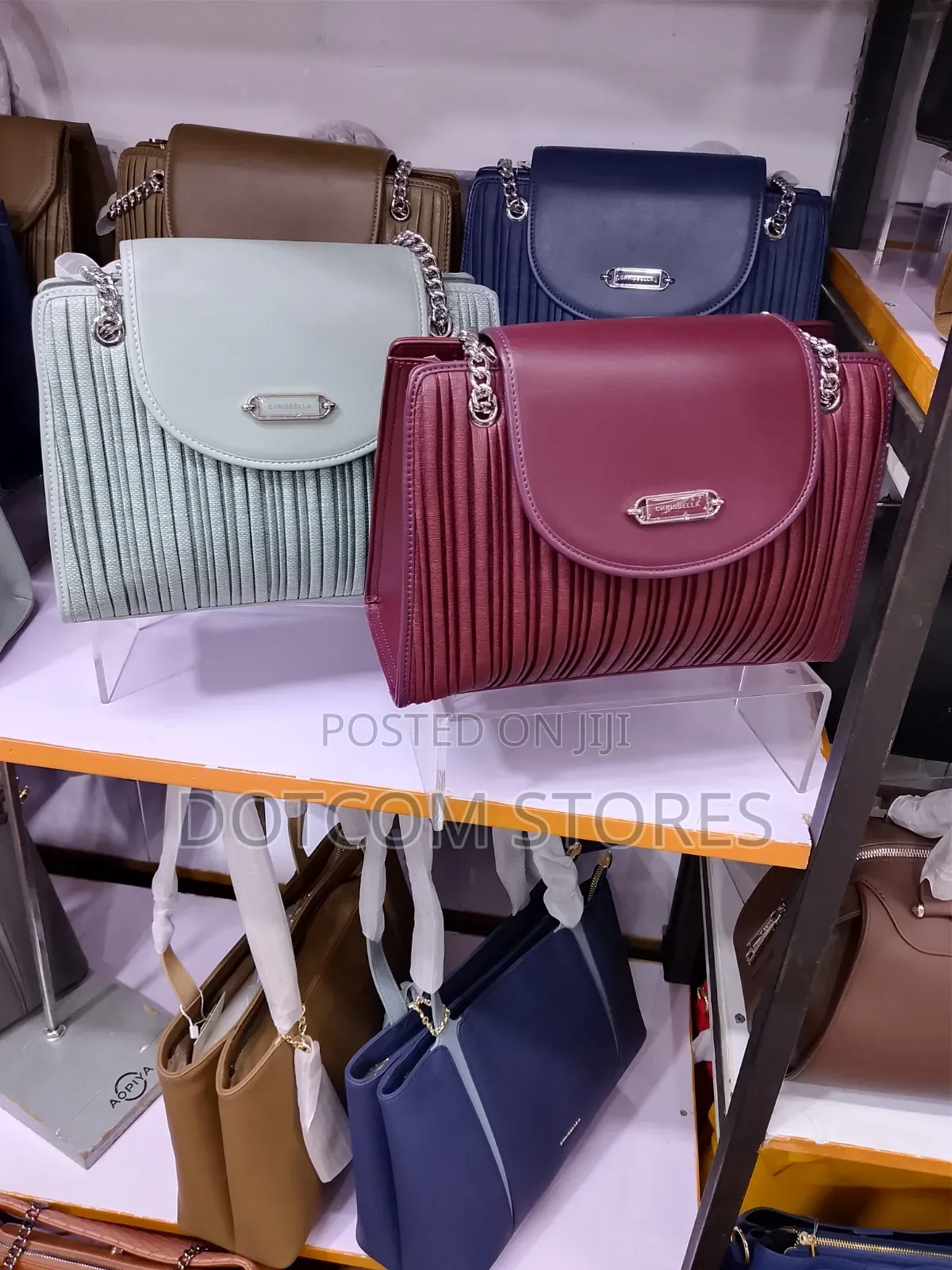 CHRISBELLA Elegant Pleated 2-Piece Handbag Set