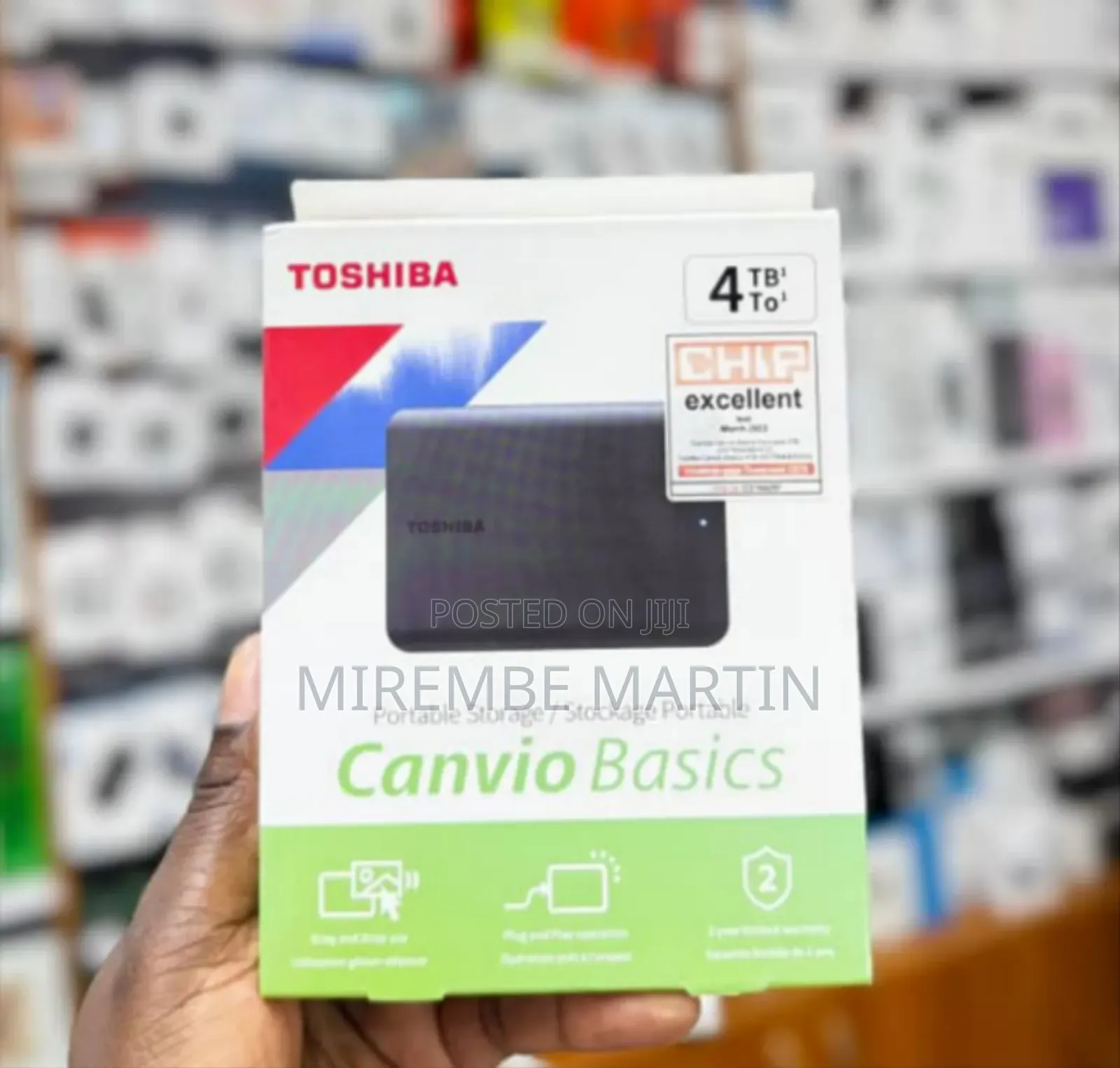 Toshiba 4TB External Hard Disk