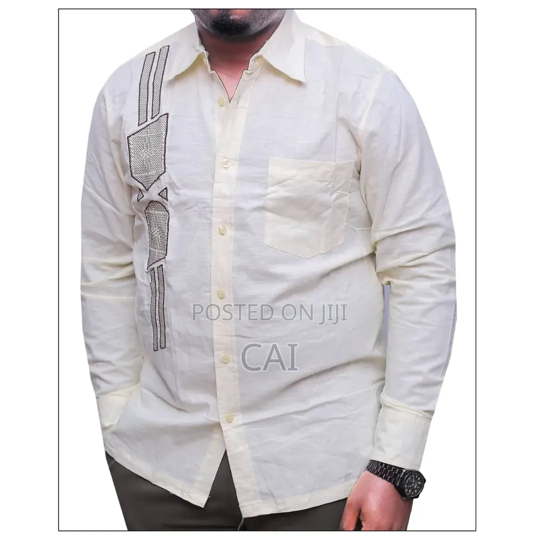 Breezy Linen,bold Kitengi Shirts