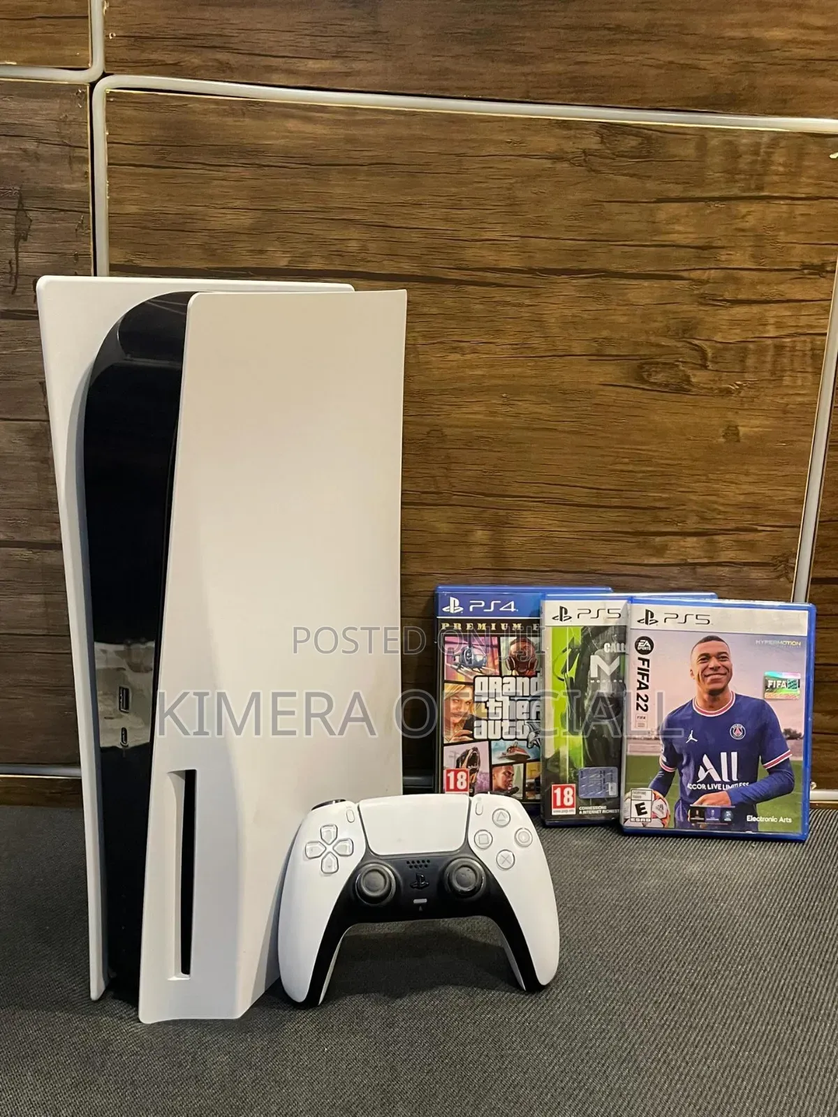 PS5 PlayStation 5 Standard Fat Disc Console + 2Pads Games in Kampala