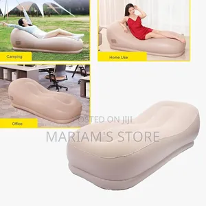 Portable, Self-Inflating Lazy Sofa Lounger Designed for Camping