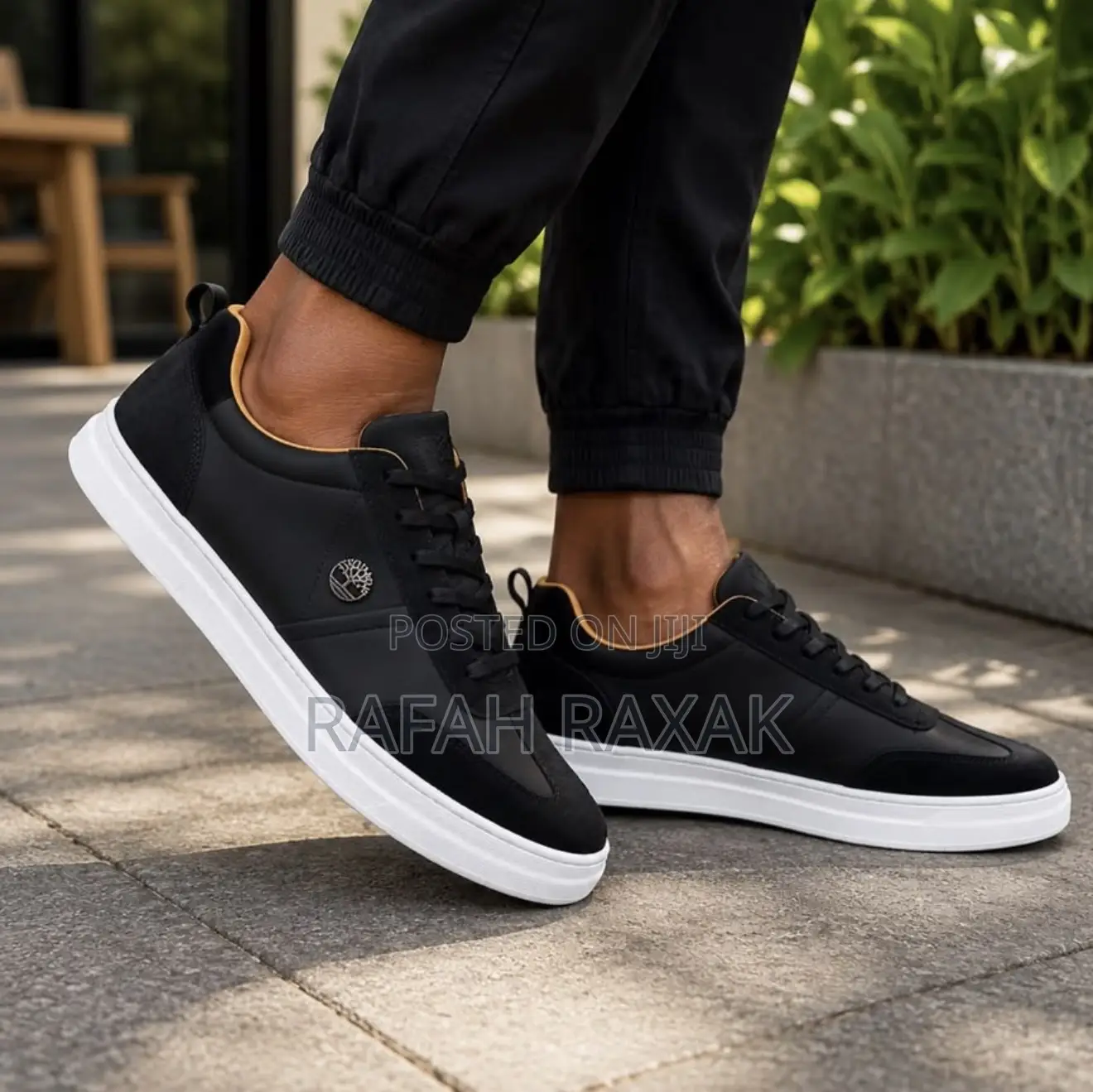 New Classic Black/White Timberland Men’S Casual Sneakers
