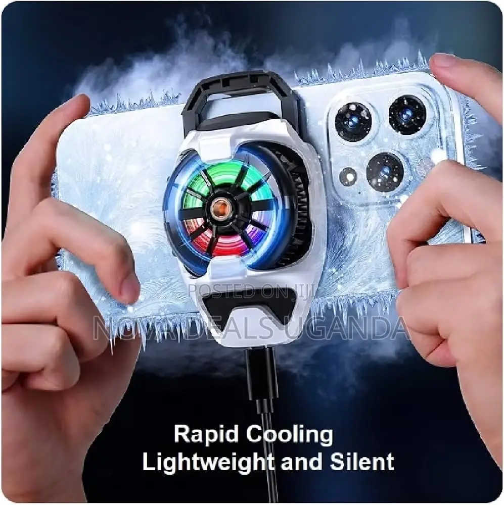 MEMO DL22 Mobile Phone Cooling Fan With RGB Lights