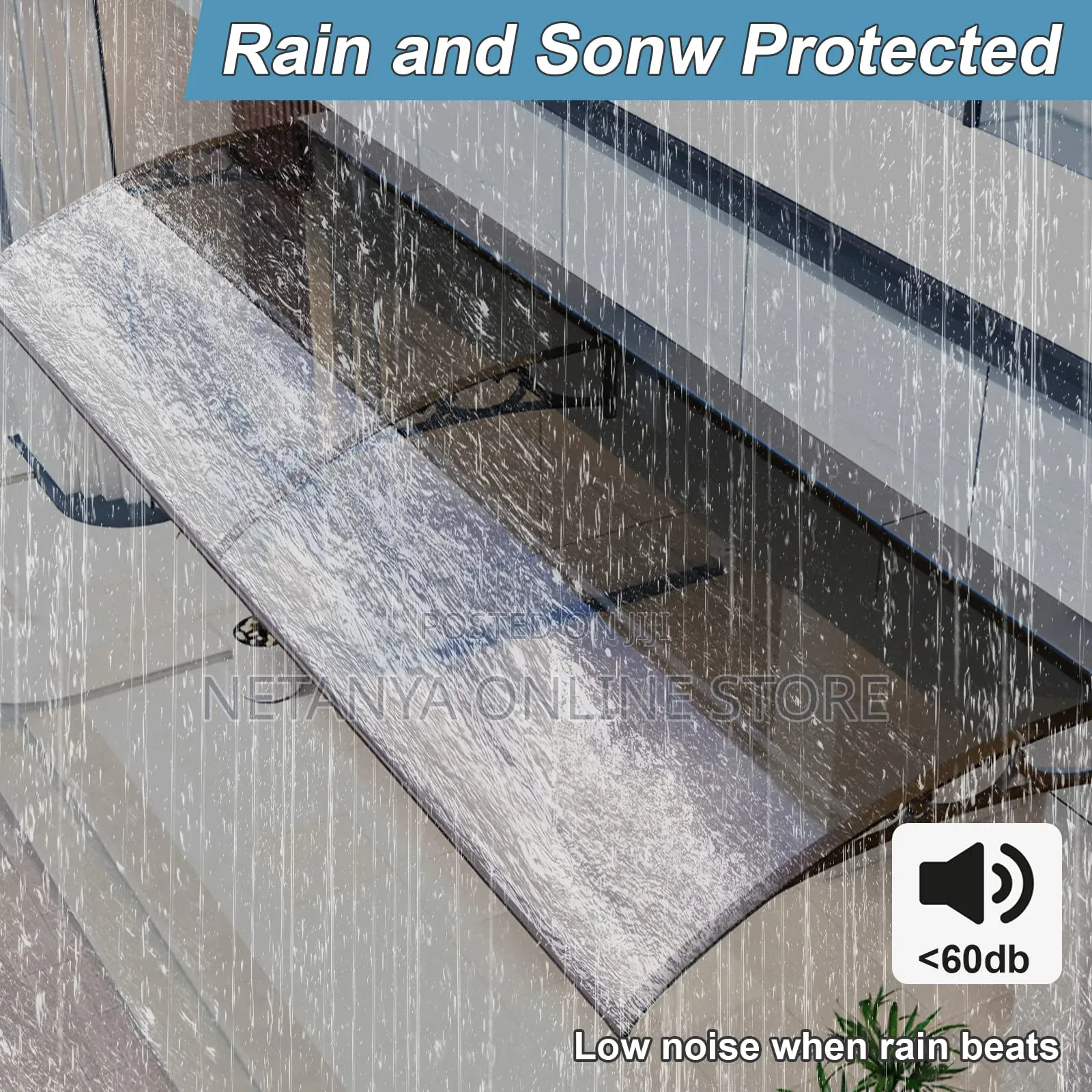 Durable Aluminium Modern Awning Canopy