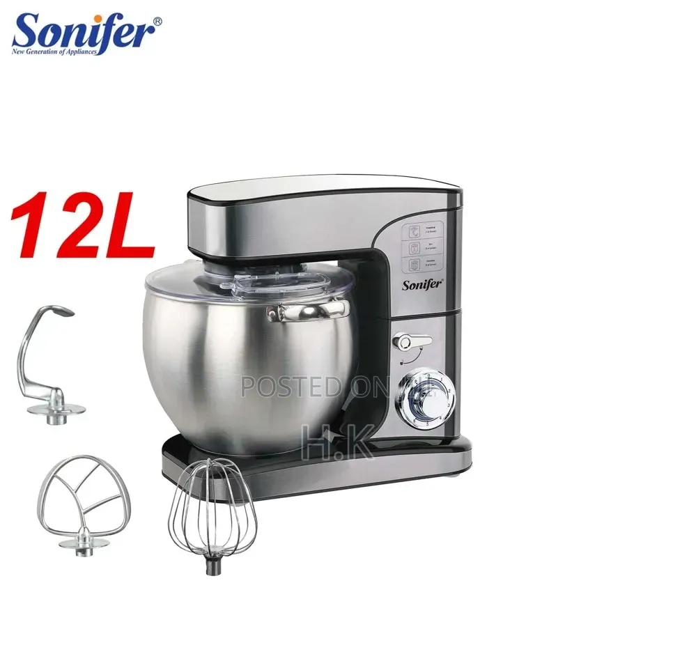 Sonifer 12L Stand Mixer SF-8082 - 2000W - Dough Maker