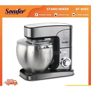 Sonifer 12L Stand Mixer SF-8082 - 2000W - Dough Maker