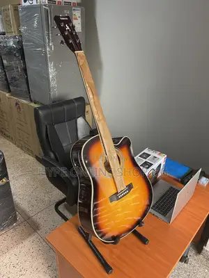 Mahogany Brandnew Electric Powered Acoustic Guitar