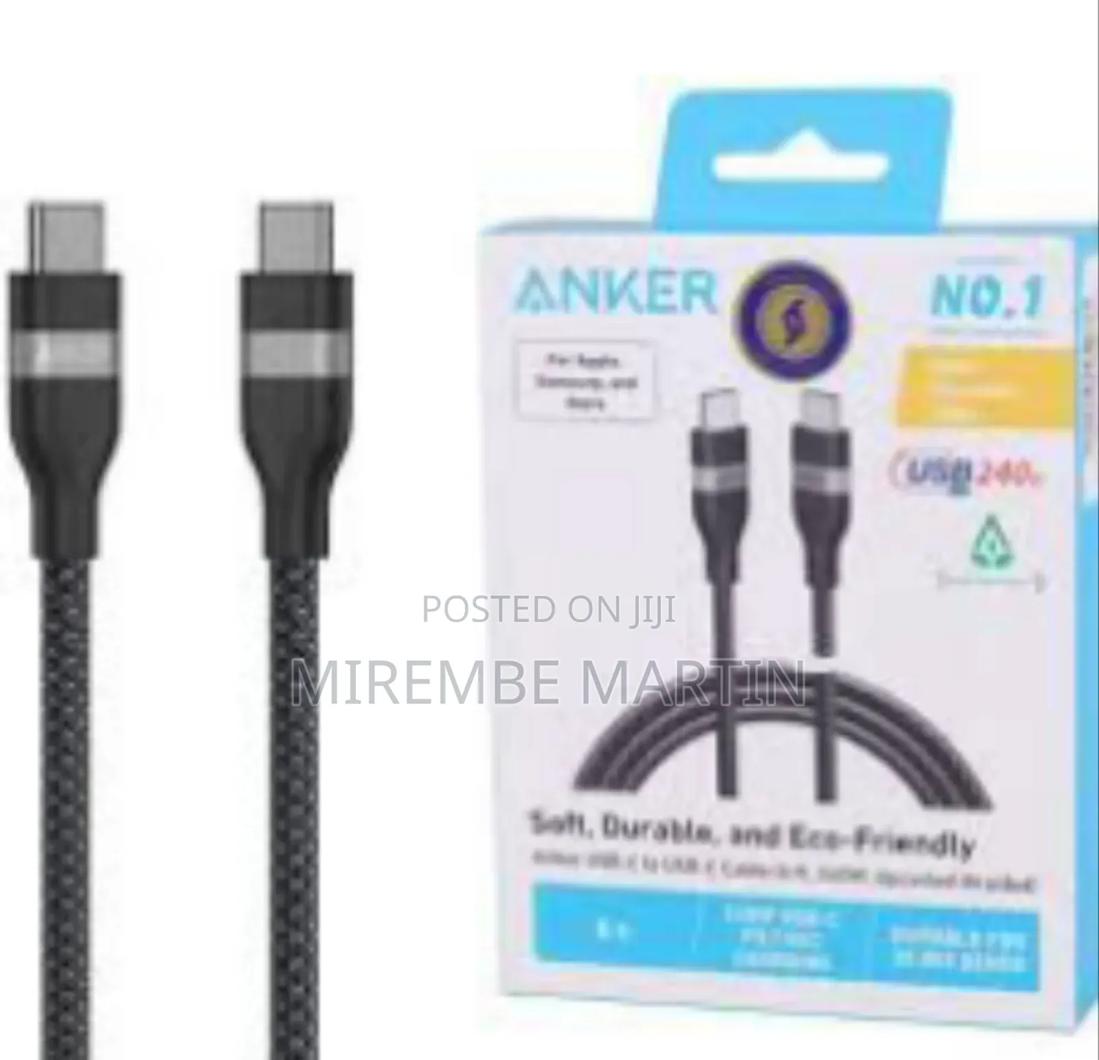 Anker USB-C to USB-C 240w Cable.