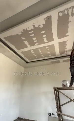 Gypsum Ceiling Works at Modern Designs