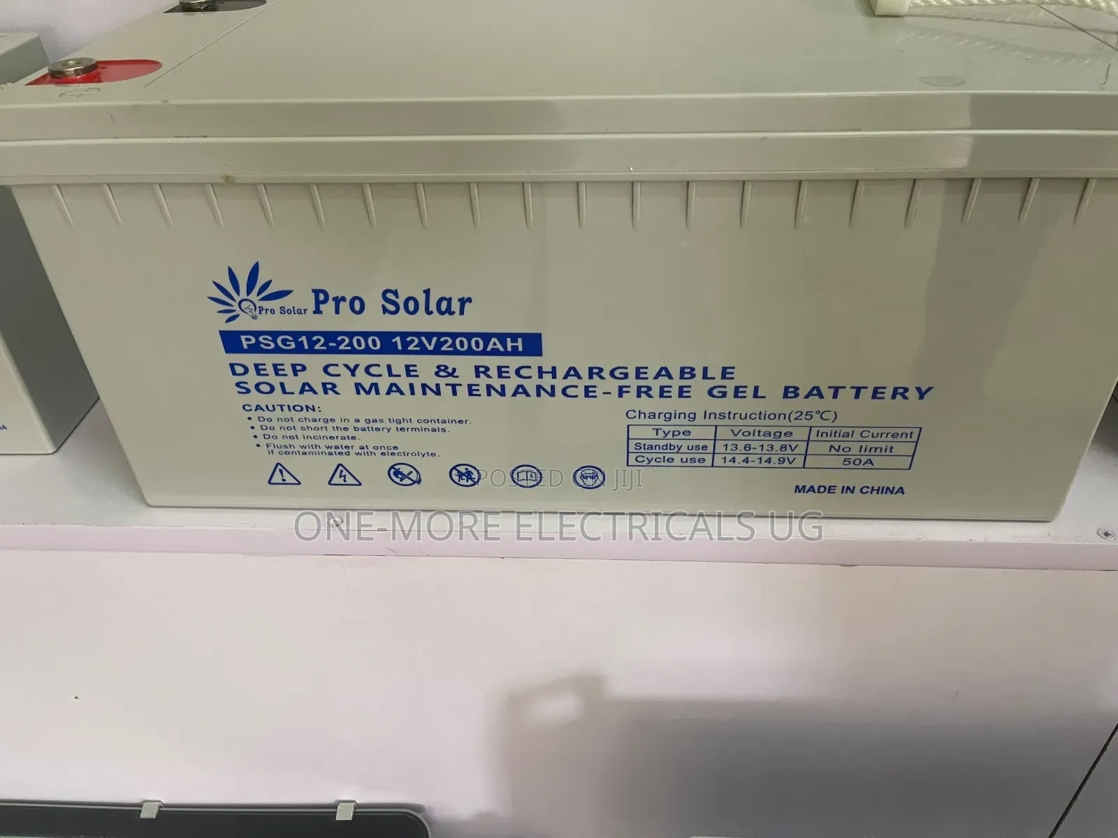 Pro Solar Original Gel Battery 200ah/12volts