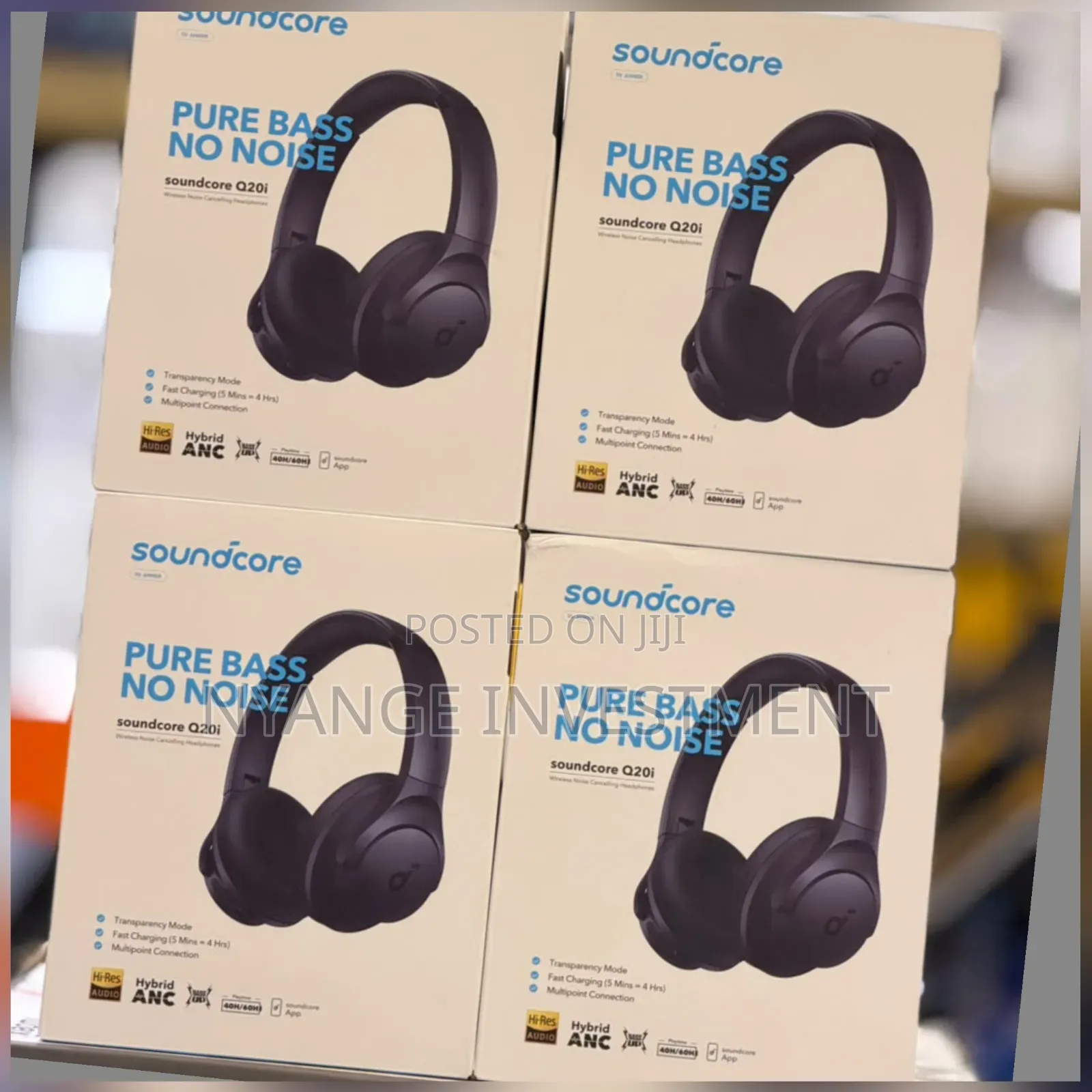 Anker Soundcore Q20i Hybrid Active Noise Cancelling Headphones,
