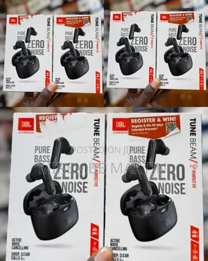 JBL Tune Beam Wireless Bluetooth Earphones, Water-Resistant