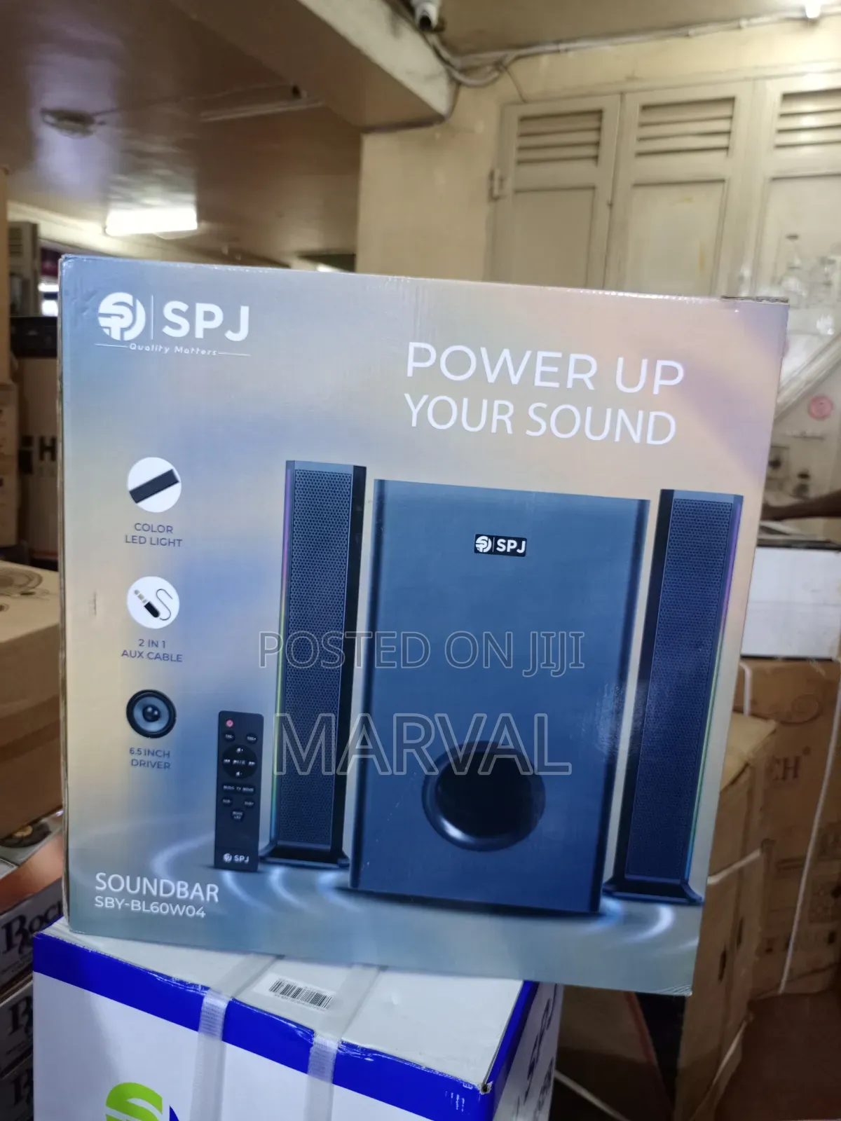 SPJ 2.1 Channel Multimedia Soundbar System (Model SBY-BL60w04)