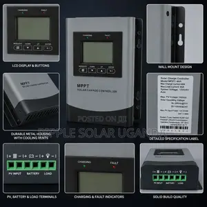 40A Smart MPPT Solar Charge Controller 12V 24V