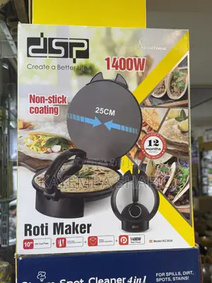 DSP Electric Roti Maker 10" Chapati Machine (KC3026)