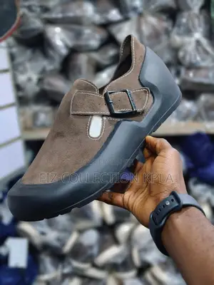 Birkenstock Reykjavik Brown Nubuck Leather Clogs
