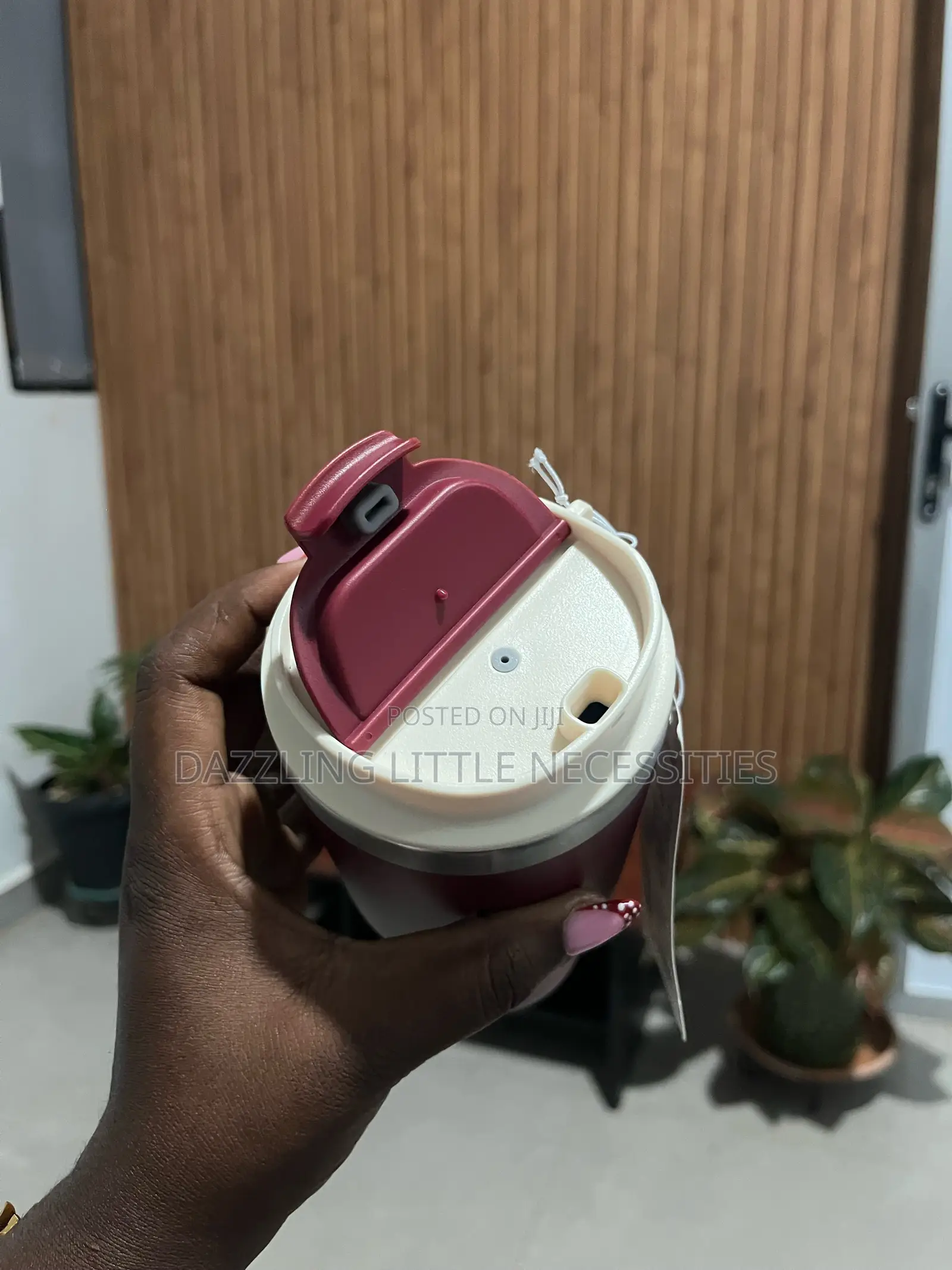 Danny Vacuum Insulated Mug With a Matte Finish - 600mls (Maroon)