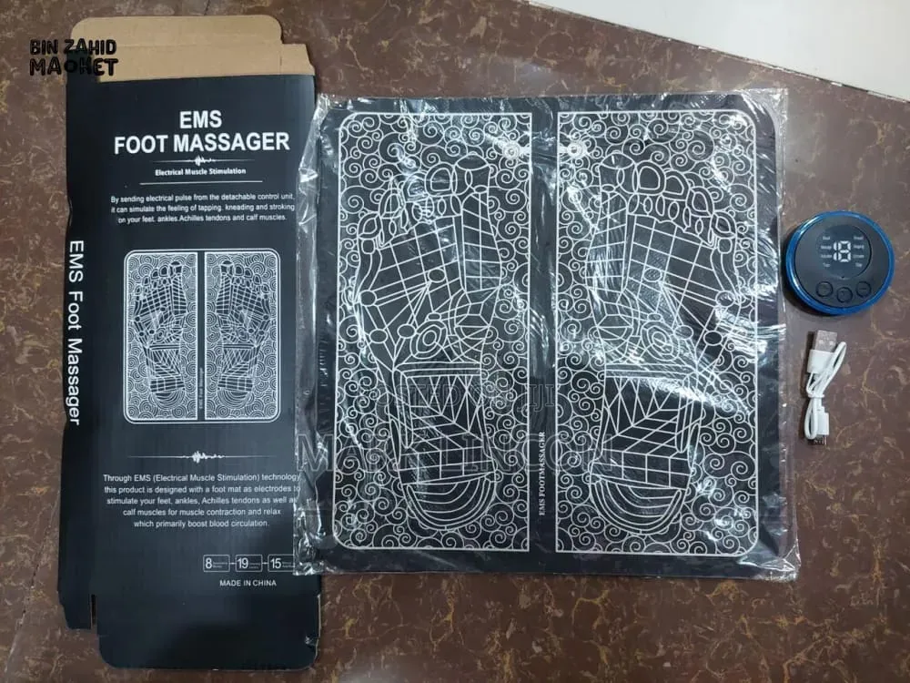 Rechargeable EMS Electric Foot Massager Mat Muscle Stimulator