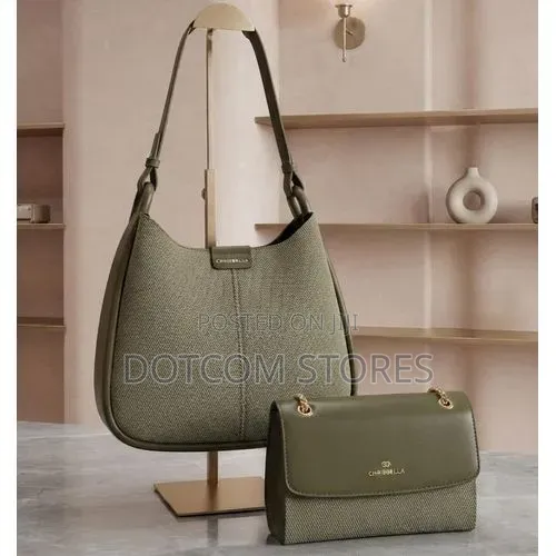 CHRISBELLA Textured Hobo Shoulder Bag Crossbody Bag Set (2 Pieces)
