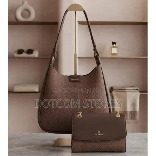 CHRISBELLA Textured Hobo Shoulder Bag Crossbody Bag Set (2 Pieces)