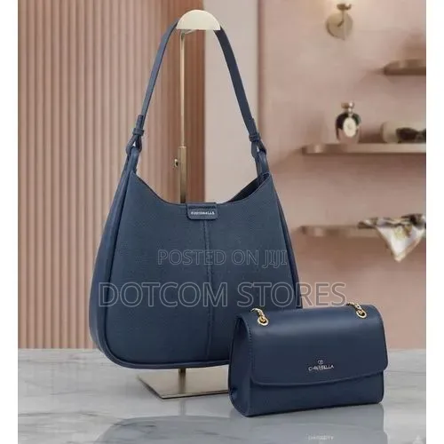CHRISBELLA Textured Hobo Shoulder Bag Crossbody Bag Set (2 Pieces)