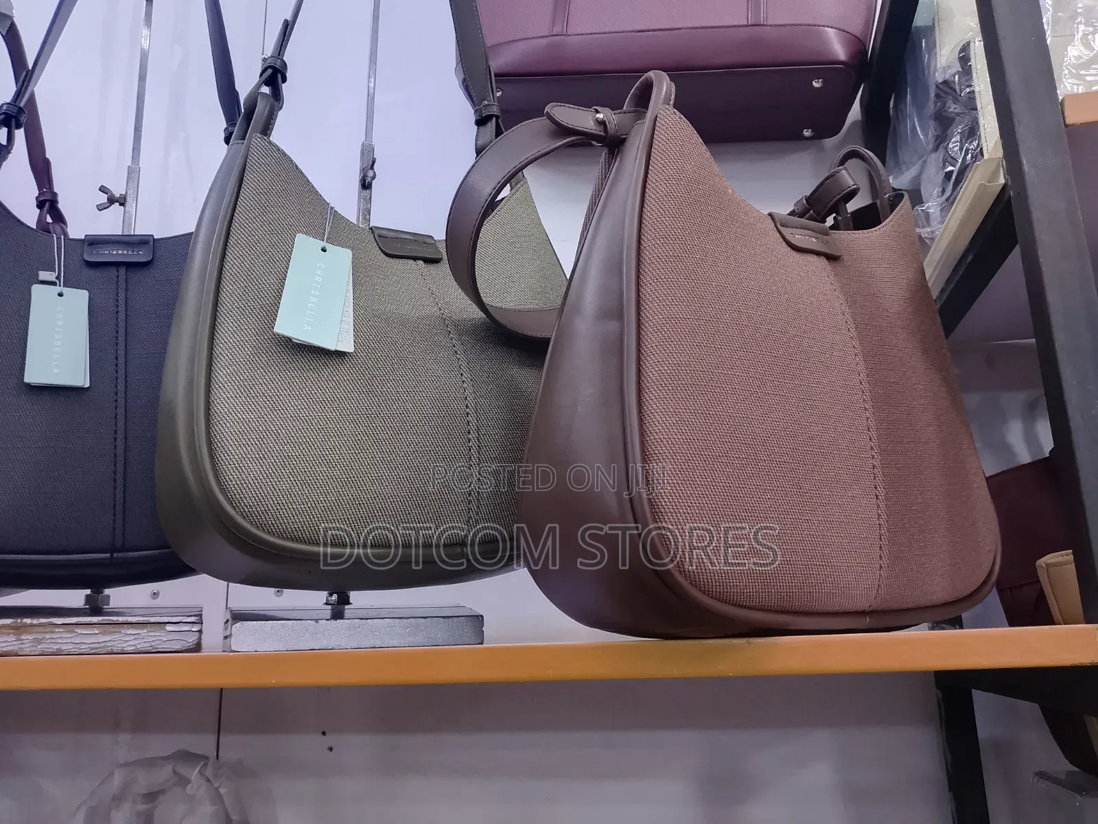 CHRISBELLA Textured Hobo Shoulder Bag Crossbody Bag Set (2 Pieces)