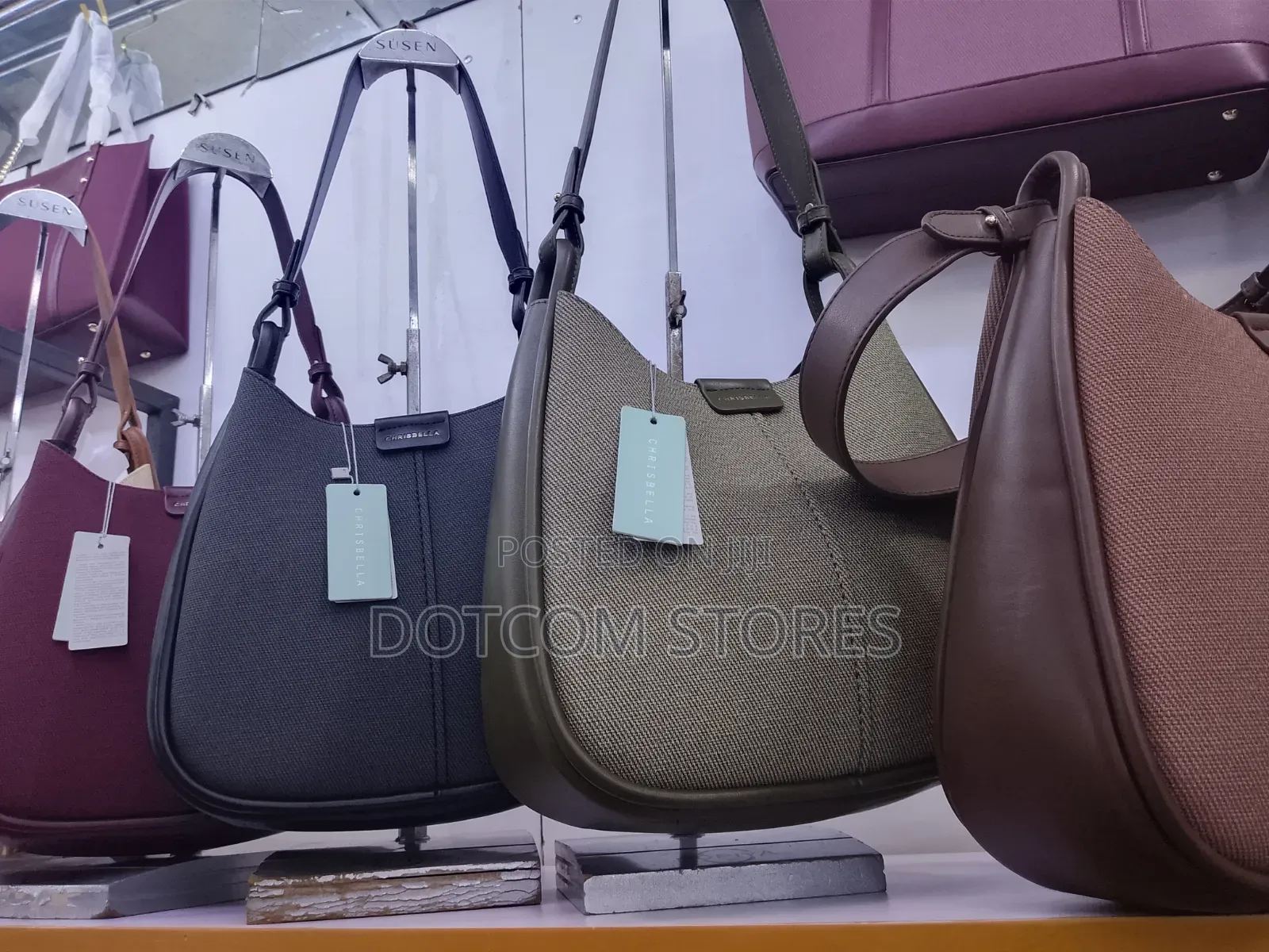 CHRISBELLA Textured Hobo Shoulder Bag Crossbody Bag Set (2 Pieces)