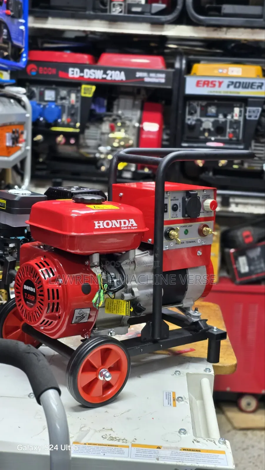 Gasoline Welding Generator 7.5HP Honda