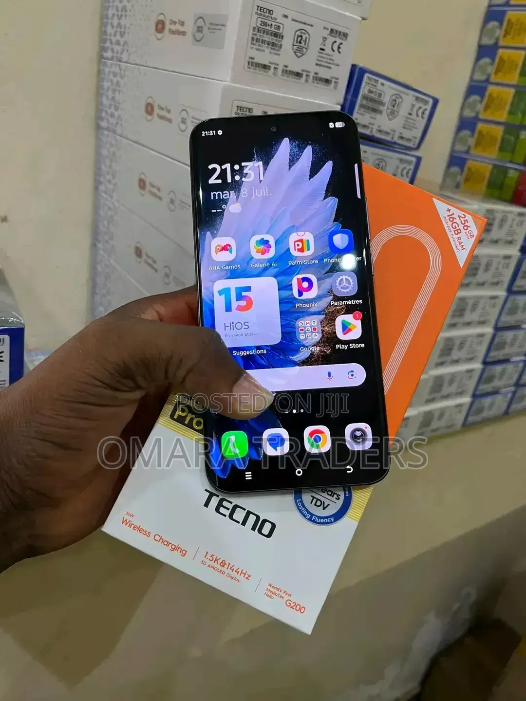 New Tecno Spark 40 Pro+ 128 GB Black