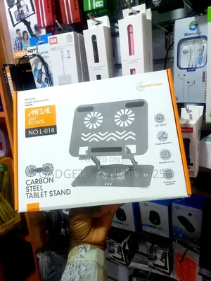 Metal 360° Rotate No. L-018 Carbon Steel Tablet Stand.